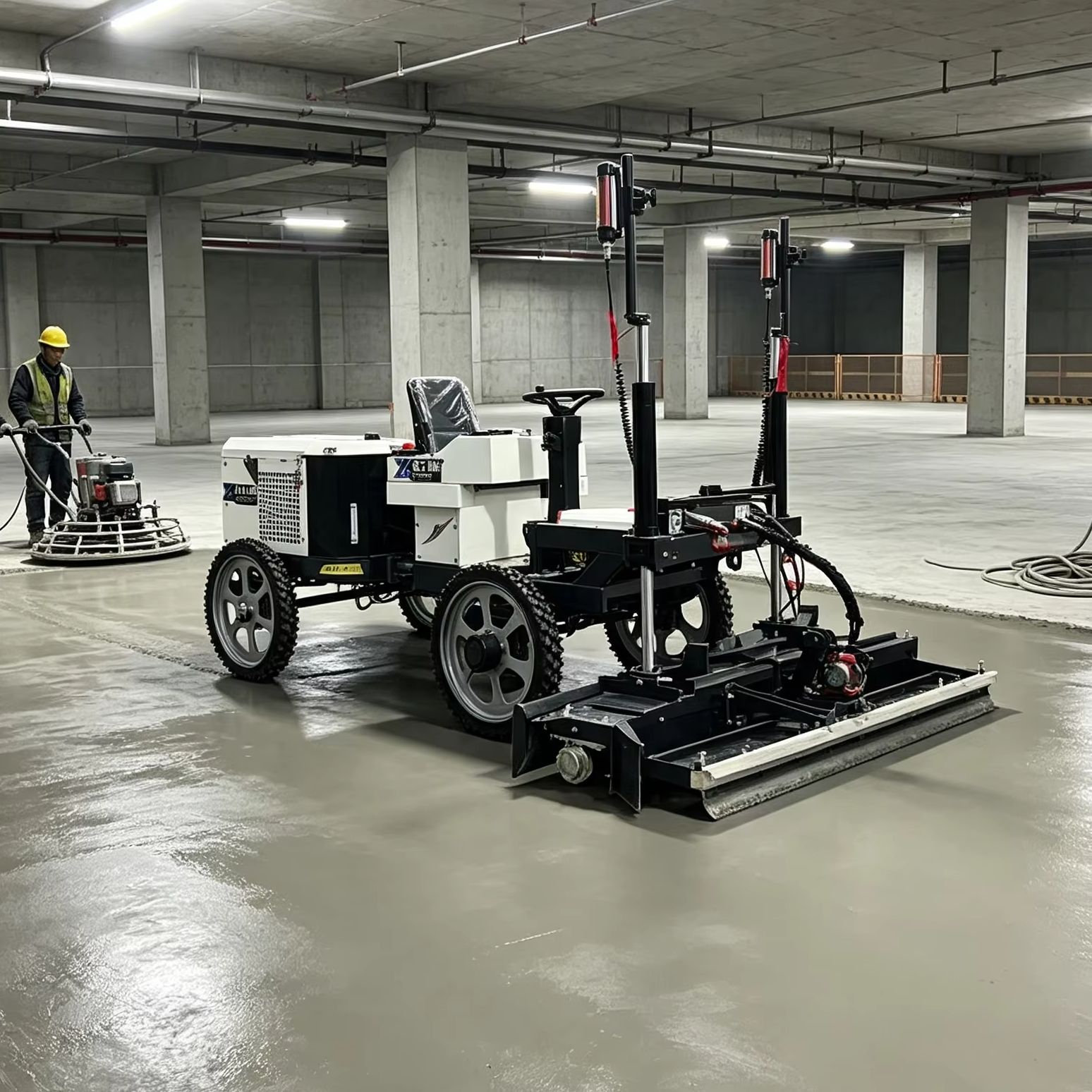 Industrial Laser Level - Laser Screed Machine Industrial Floor Leveling