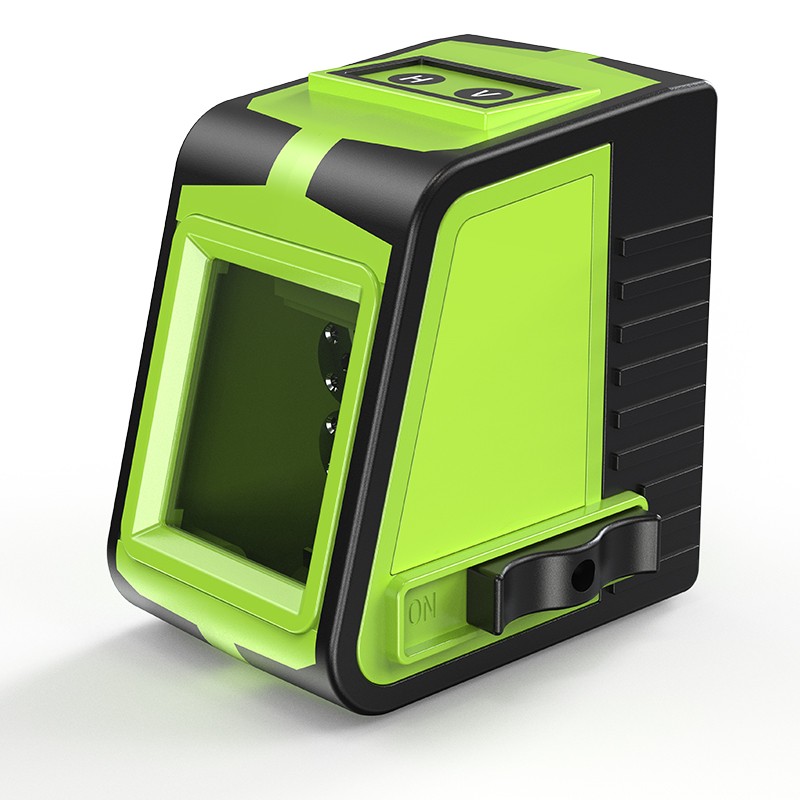 Industrial Laser Level - Industrial 2-Line Green Beam Laser Leveler