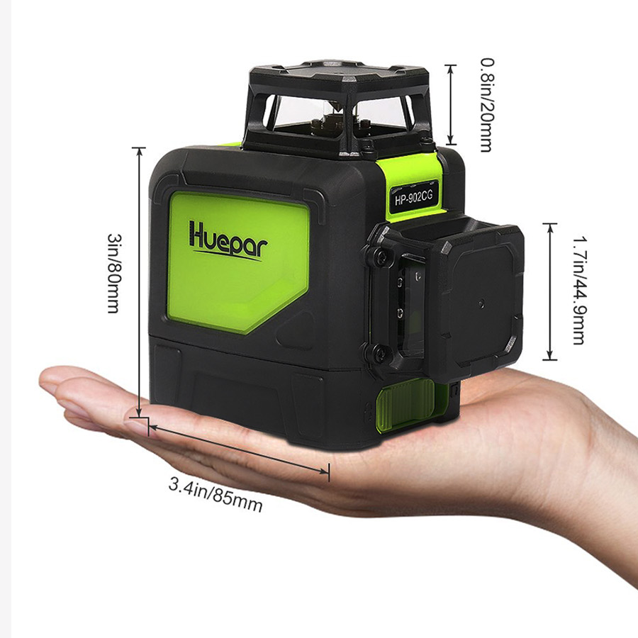 Huepar 902CG 360 Self-leveling - Industrial Laser Level review and price