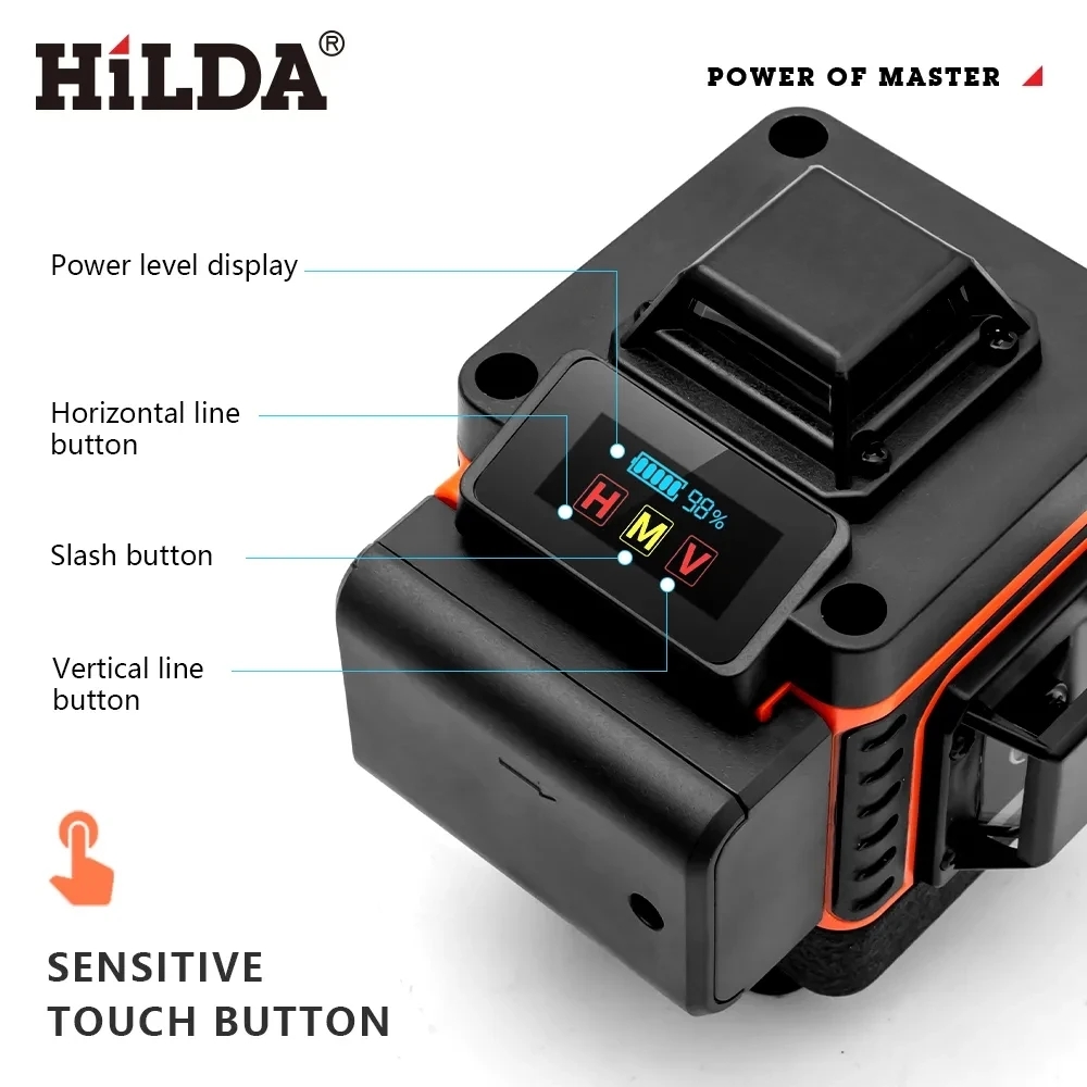 HILDA 16/12Lines 4D Laser Leve - Industrial Laser Level review and price