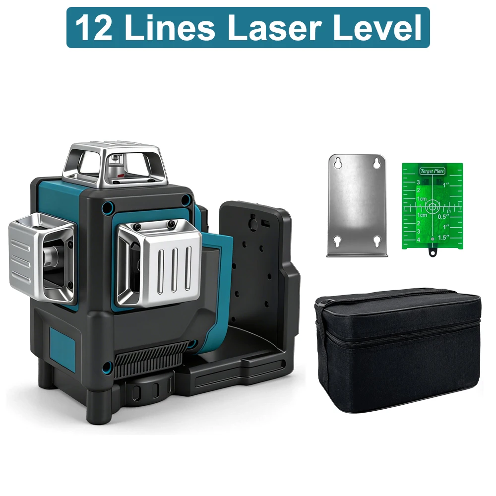 12 Lines Laser Level Green Lin - Industrial Laser Level review and price