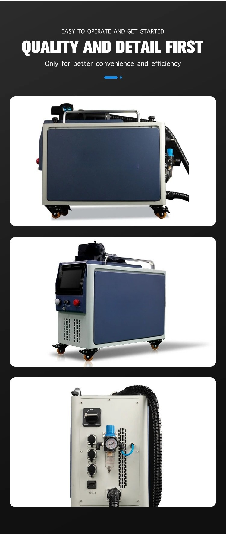 100W 200W 300w Pulse Laser Cle - Industrial Laser Paint Remover review and price