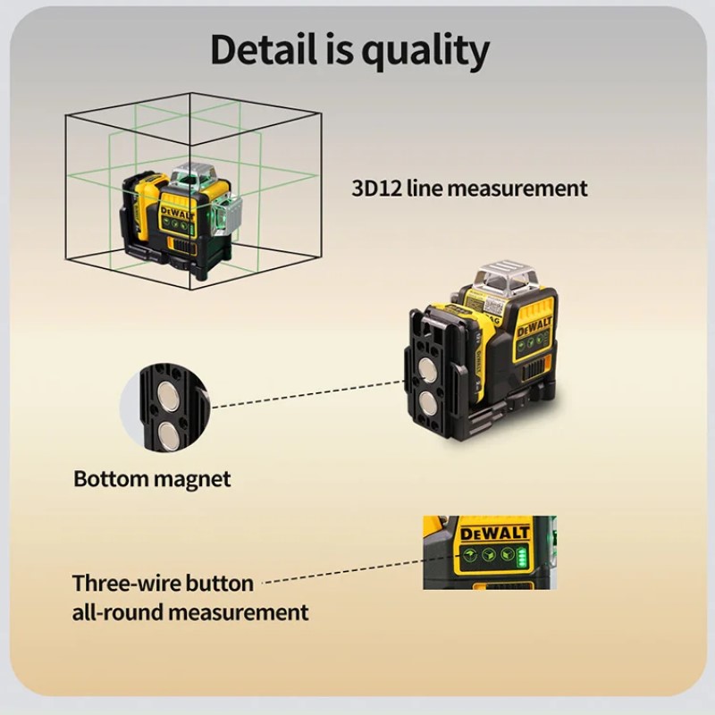 2025 Dewalt DW089LG 3 Sides*36 - Industrial Laser Level review and price
